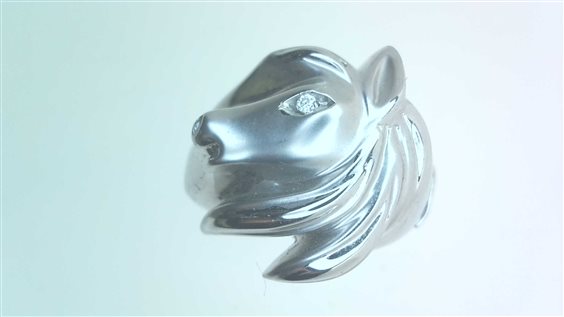 Ringe Sommer Dame Ippica in Weißgold Diamante 0.01 Ct CAVALLO DIA CT 0.01 CZ TOT - CAVALLO DIA CT 0.01 CZ TOT